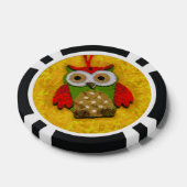 Uilenschilderij Pokerchips (Enkel)