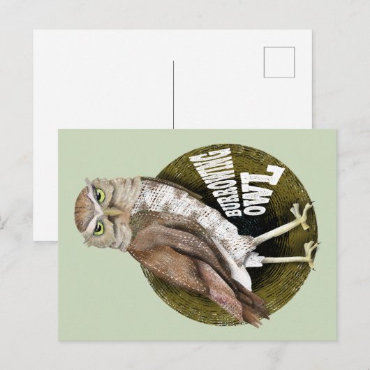 Uilenschokgolf Briefkaart (Voorkant / Achterkant)