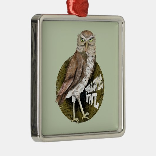 Uilenschokgolf Metalen Ornament (Rechts)