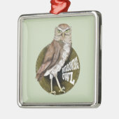 Uilenschokgolf Metalen Ornament (Links)