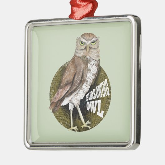 Uilenschokgolf Metalen Ornament (Links)