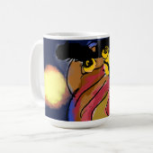 Uilenster nacht koffiemok (Voorkant links)