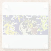 Uilensterren Glazen Onderzetter (Achterkant)