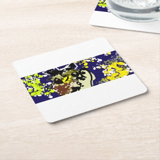 Uilensterren Kartonnen Onderzetters (Schuin)