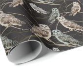 Uilentak: eenzame vogelbaars. cadeaupapier (Rol Hoek)