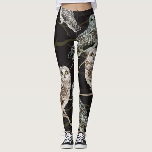 Uilentak: eenzame vogelbaars. leggings (Voorkant)