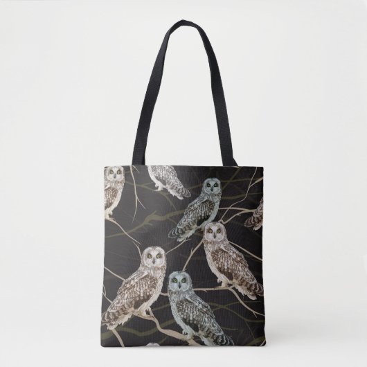 Uilentak: eenzame vogelbaars. tote bag (Voorkant)