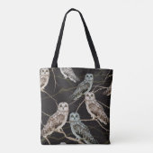 Uilentak: eenzame vogelbaars. tote bag (Achterkant)