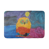 Uilenvogel "Kunst door kinderen" Badmat (Voorkant)