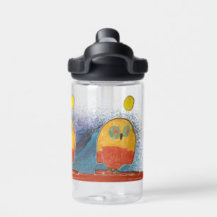 Uilenvogel "Kunst door kinderen" Waterfles