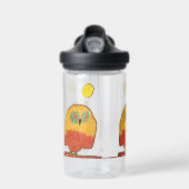 Uilenvogel "Kunst door kinderen" Waterfles (Voorkant)