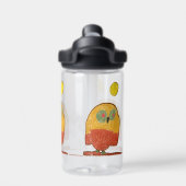 Uilenvogel "Kunst door kinderen" Waterfles (Achterkant)