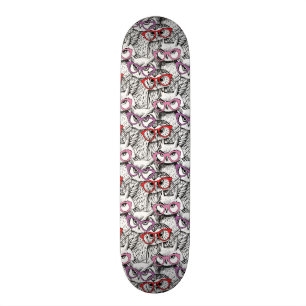Uilenzonnebrilpatroon Persoonlijk Skateboard