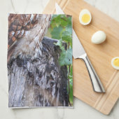 uilfoto theedoek (Quarter Fold)