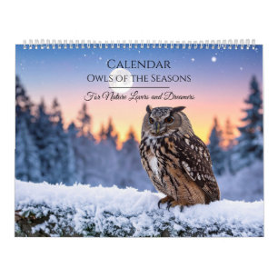Uilkalender – Majestueuze Uilen & Seizoensgebonden Kalender