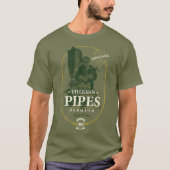 Uilleann Pipes Premium T-shirt (Voorkant)