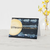 UilleannObsession.com Wenskaart Kaart (Gele Bloem)