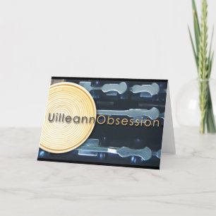 UilleannObsession.com Wenskaart Kaart