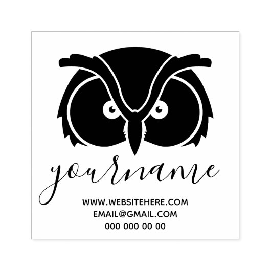 Uilogen logo rubberstempel (Afrduk)