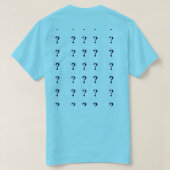 Uilogen 'Tegen wie praat je?" T-shirt (Design achterkant)