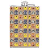 uilpatronen heupfles (Achterkant)