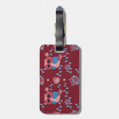 uilpatroon bagagelabel (Achterkant verticaal)