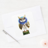 Uilprotocol Vierkante Sticker (Envelop)