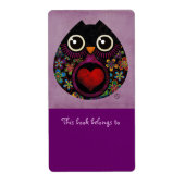 Uil's Hatch Boekplaten Labels (Voorkant)