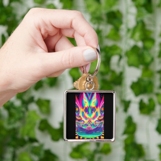 uilsleutelhanger van tempel sleutelhanger (Hand)