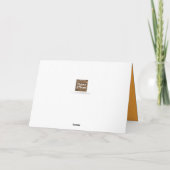 Uilways Wees dankbaar Pelgrim uilen Thanksgiving Feestdagen Kaart (Achterkant)