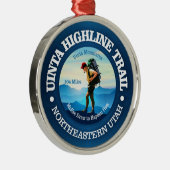 Uinta Highline Trail Metalen Ornament (Rechts)
