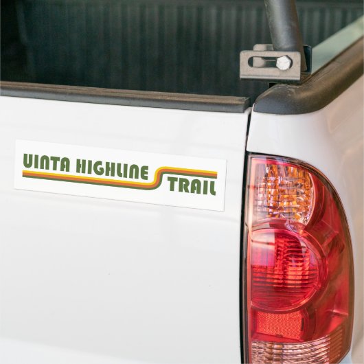 Uinta Highline Trail Utah Bumpersticker (Op Truck)