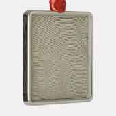 Uinta Mountains Stereogram Metalen Ornament (Rechts)