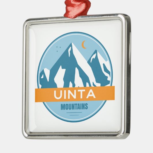 Uinta Mountains Utah Metalen Ornament (Links)