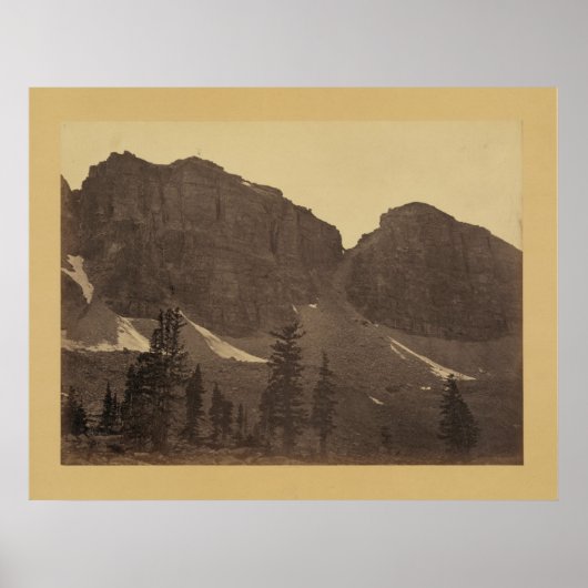 Uinta Summit, Head Beer River, Wyoming 1872 Poster (Voorkant)