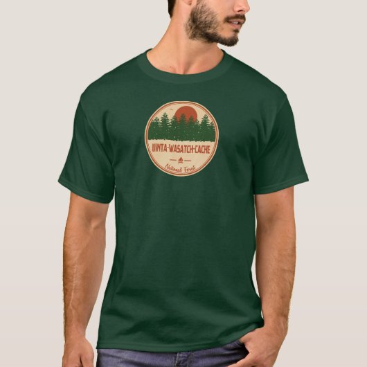 Uinta-Wasatch-Cache Nationaal bos T-shirt (Voorkant)