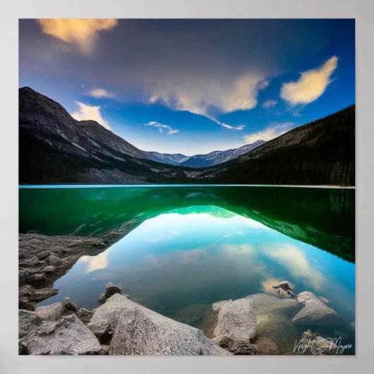 Uintah Lake1, Fotografe Poster (Voorkant)