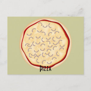 Uions Pizza Recipe Card Briefkaart