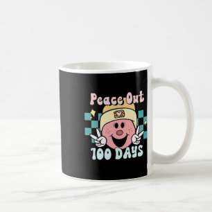 Uit 100 dagen van school glimlach gezicht retro gr koffiemok