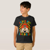 Uit 100 dagen van school leraar student ogen blij t-shirt (Voorkant volledig)