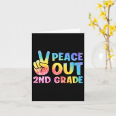 Uit 2e klas 2024 Afstuderen Happy Last Day of Scho Kaart (Gele Bloem)