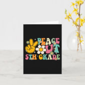 Uit 5e klas Afstuderen Laatste dag van school Groo Kaart (Gele Bloem)