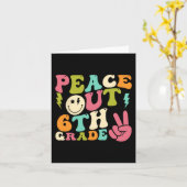 Uit 6e klas Groovy Afstuderen Laatste dag van de s Kaart (Gele Bloem)