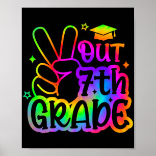 Uit 7e klas 2024 Afstuderen Happy Last Day of Scho Poster