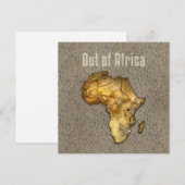 Uit Afrika Feestdagenkaart (Voorkant / Achterkant)