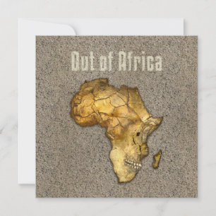Uit Afrika Feestdagenkaart