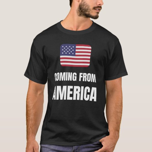 Uit Amerika komen T-shirt (Voorkant)