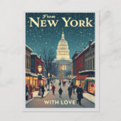  uit Amsterdam met liefde Vrolijk Kerstfeest Feestdagenkaart (Voorkant)