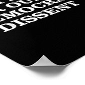 Uit angst voor onze democratie ben ik het niet een poster (Hoek)