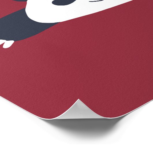 Uit bamboe, geen ideeën meer Panda Poster (Hoek)